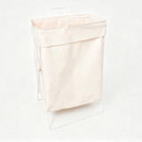 Howards X-Frame 40L Collapsible Laundry Hamper with Carry Handle - Metal