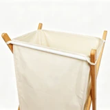 Howards X-Frame 55L Collapsible Laundry Hamper - Bamboo