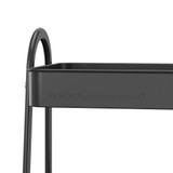 Howards Pyramid 3 Tier Metal Mesh Trolley - Black