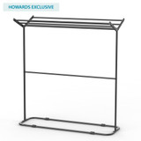 Howards Powdercoated Metal Towel Rack - Black