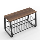 Howards 2 Tier Shoe Rack with Bench