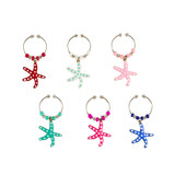Avanti Wine Glass Charms Star Fish - Set of 6