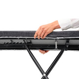 brabantia Ironing Board Size B with Solid Steam Iron Rest - Denim Black