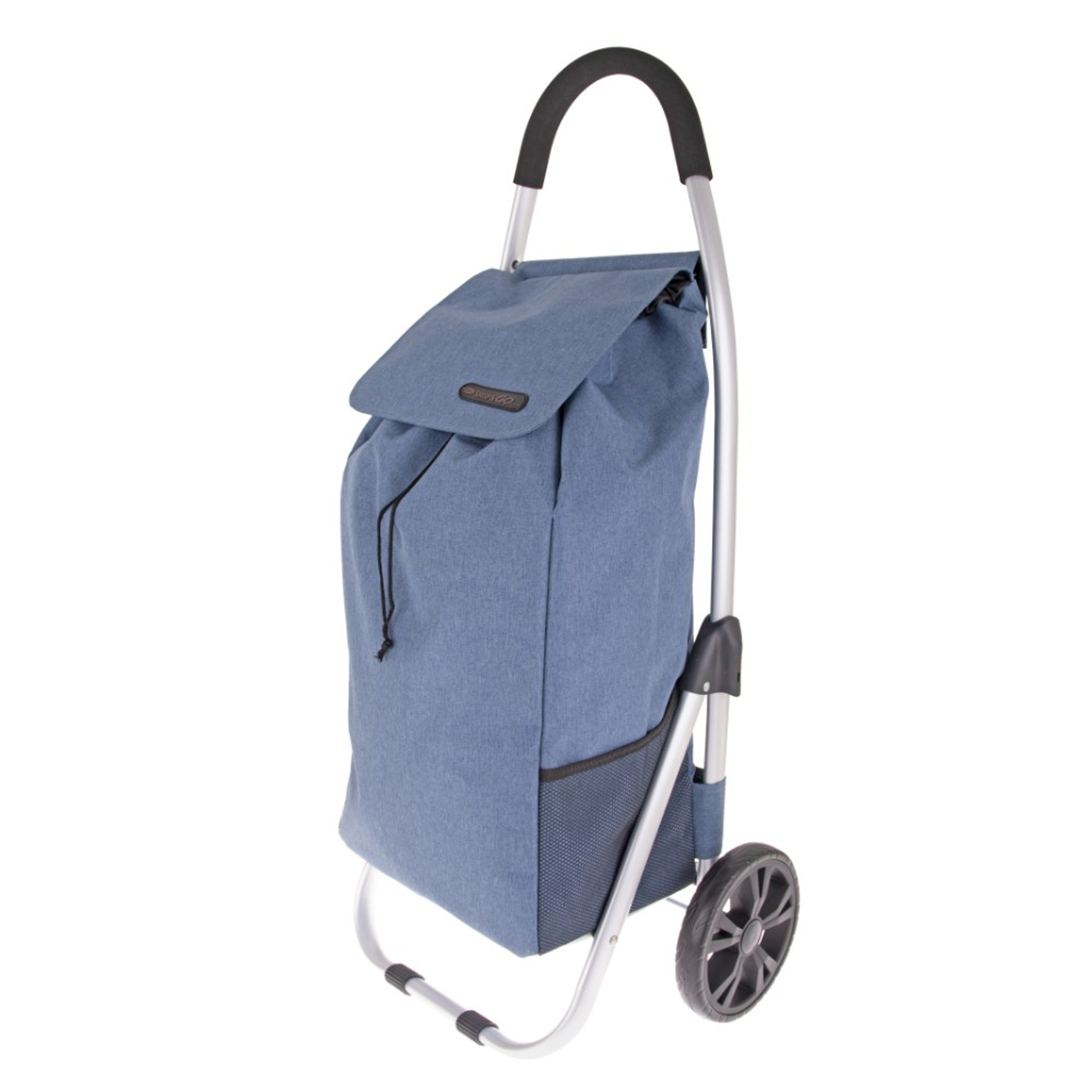 Shop & Go Urban Shopping Trolley Steel Blue Howards Storage World