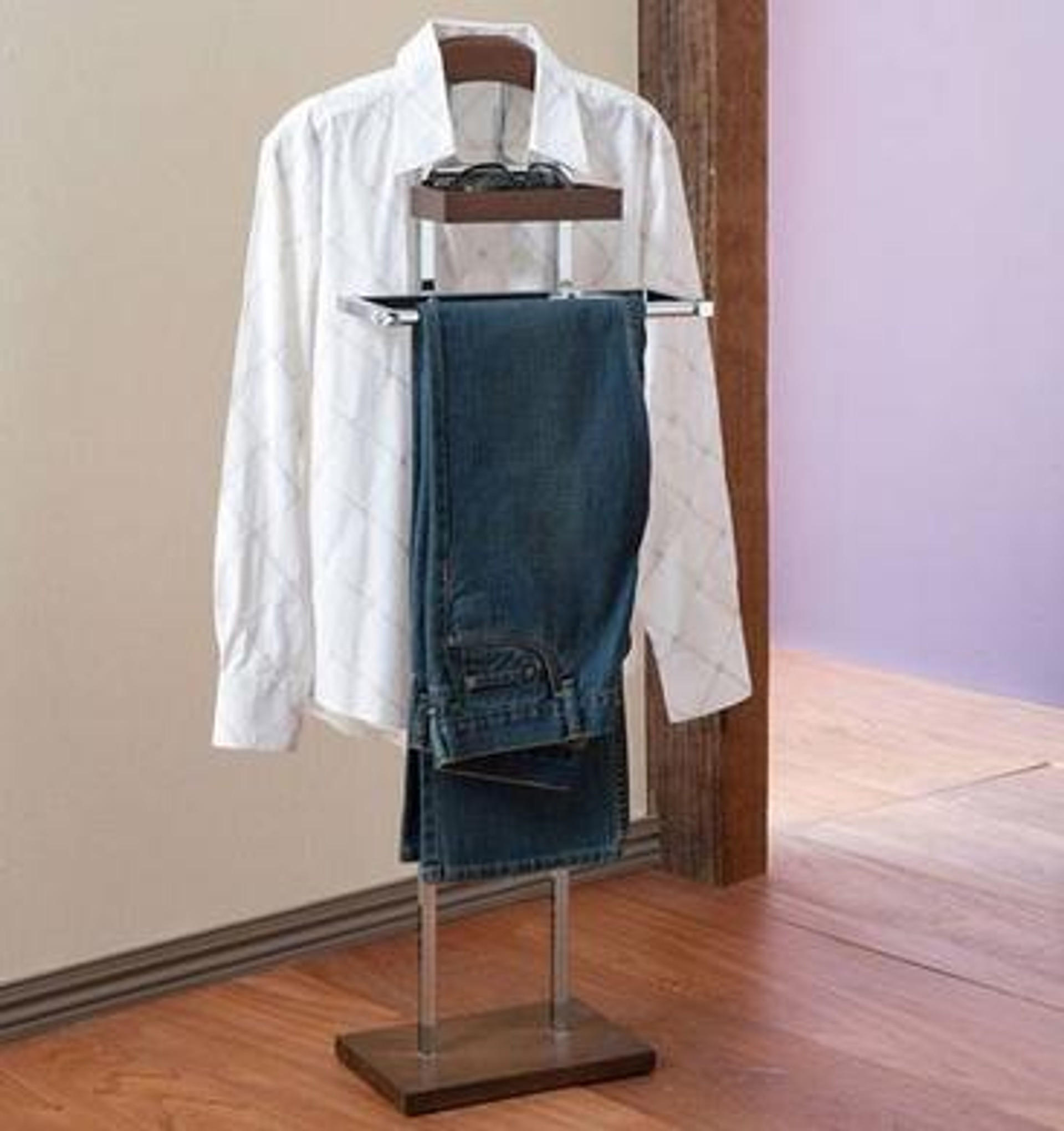 Clothes Valet Rack With Trinket Tray Howards Storage World