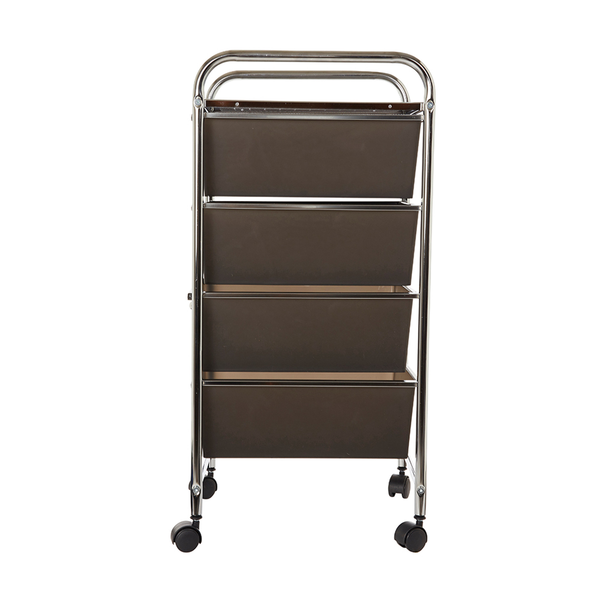 Howards 4 Drawer Trolley Black Howards Storage World