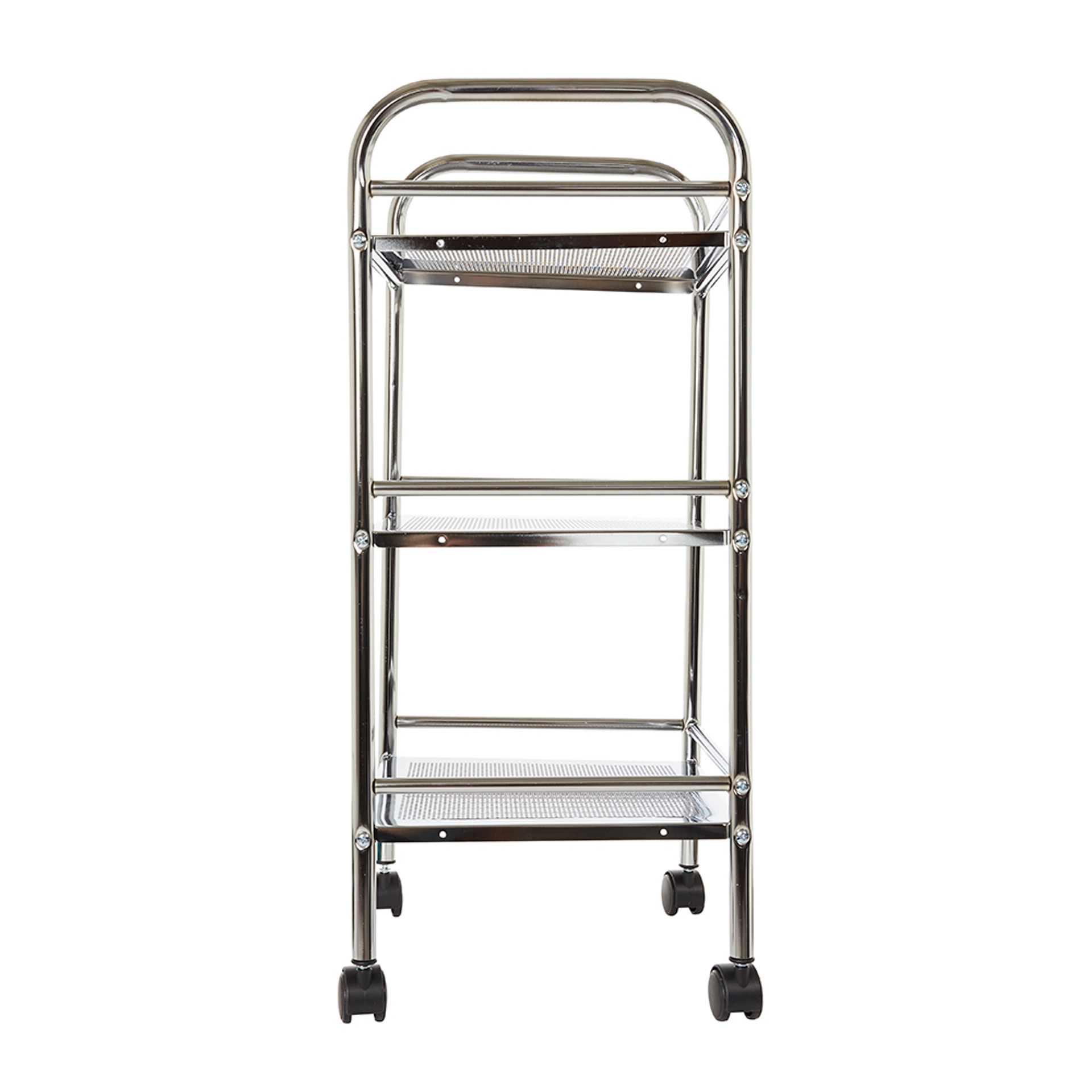Howards 3 Tier Chrome Shelf Trolley Howards Storage World