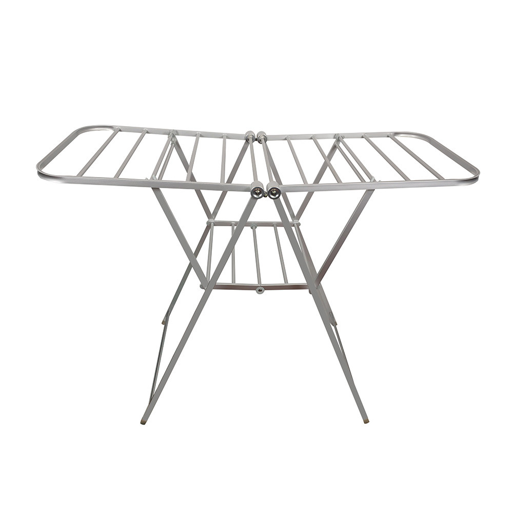 Aluminium AFrame Clothes Airer Silver Howards Storage World