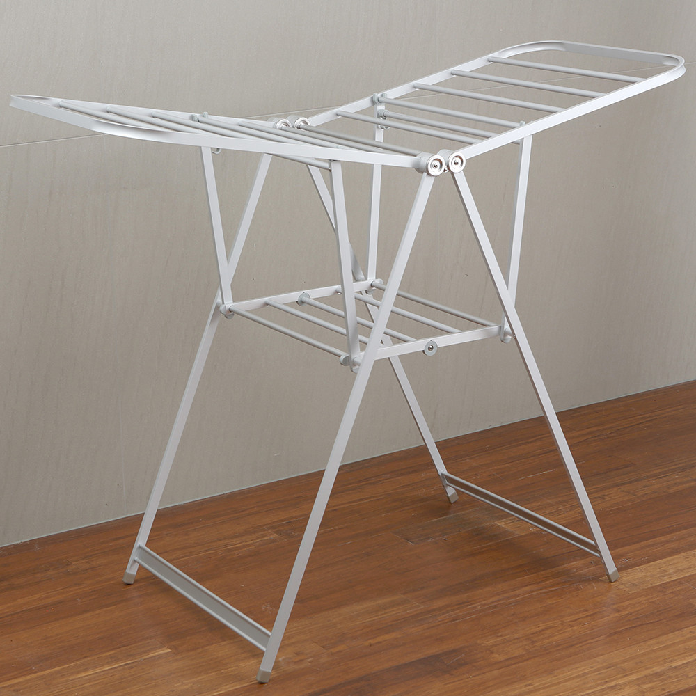 Aluminium AFrame Clothes Airer Silver Howards Storage World