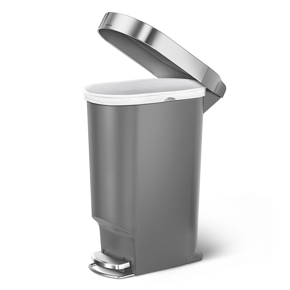 Wesco Dual Pull Out 40L Rubbish Bin Grey Howards Storage World