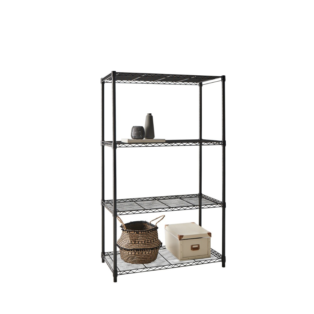 easybuild 4 Shelf Unit 150cm Black Howards Storage World