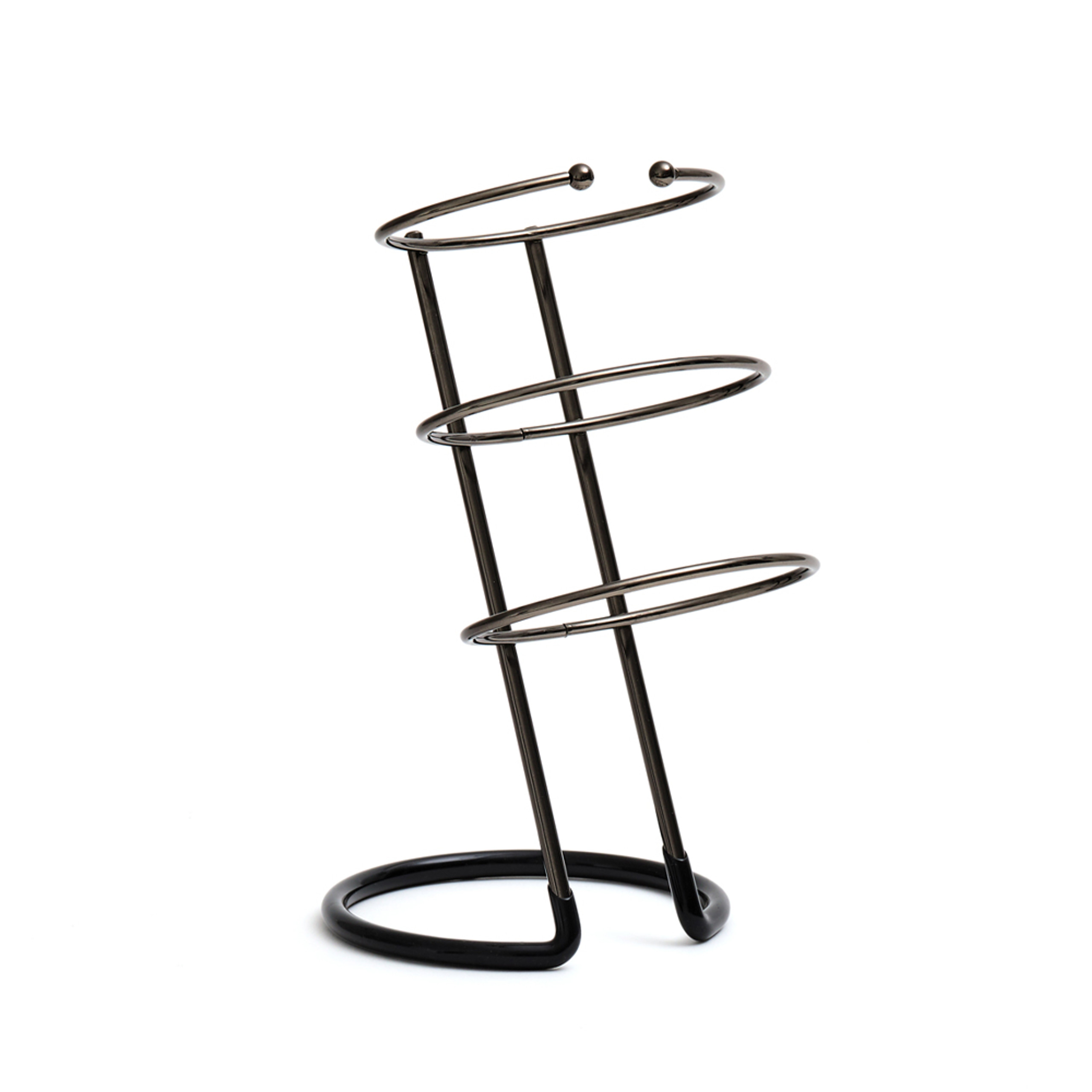 Black Onyx Freestanding Hair Dryer Holder Howards Storage World