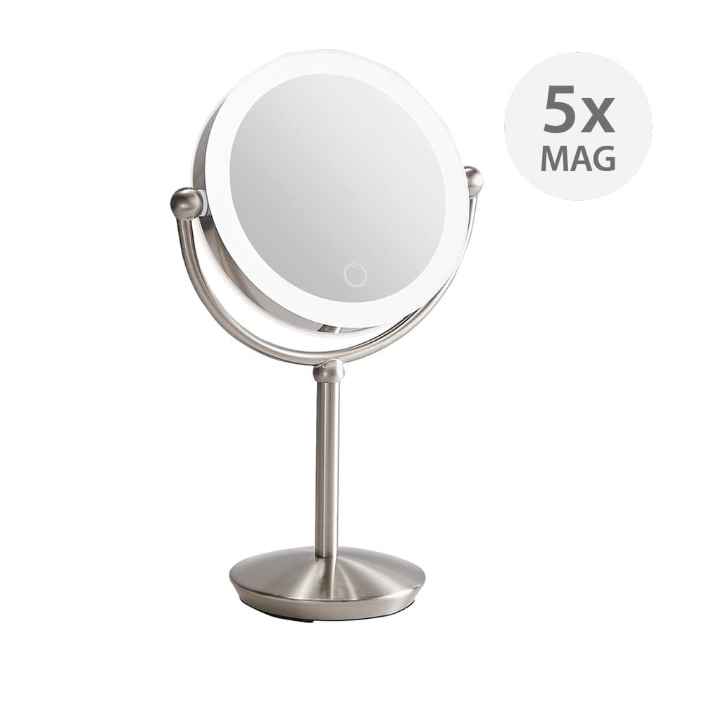 Howards LED 5x Magnification Pedestal Makeup Mirror Howards Storage World