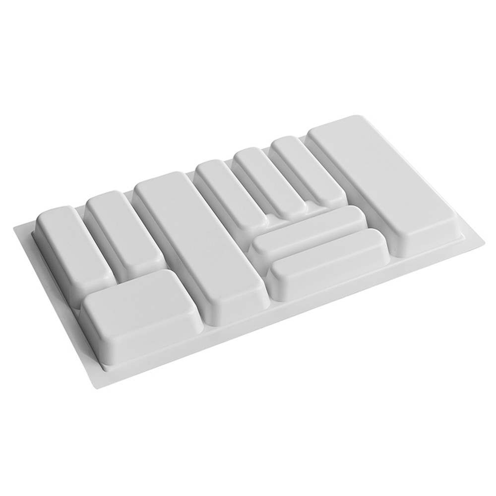 Howards 10 Compartment Cutlery Tray 83cm White Howards Storage World