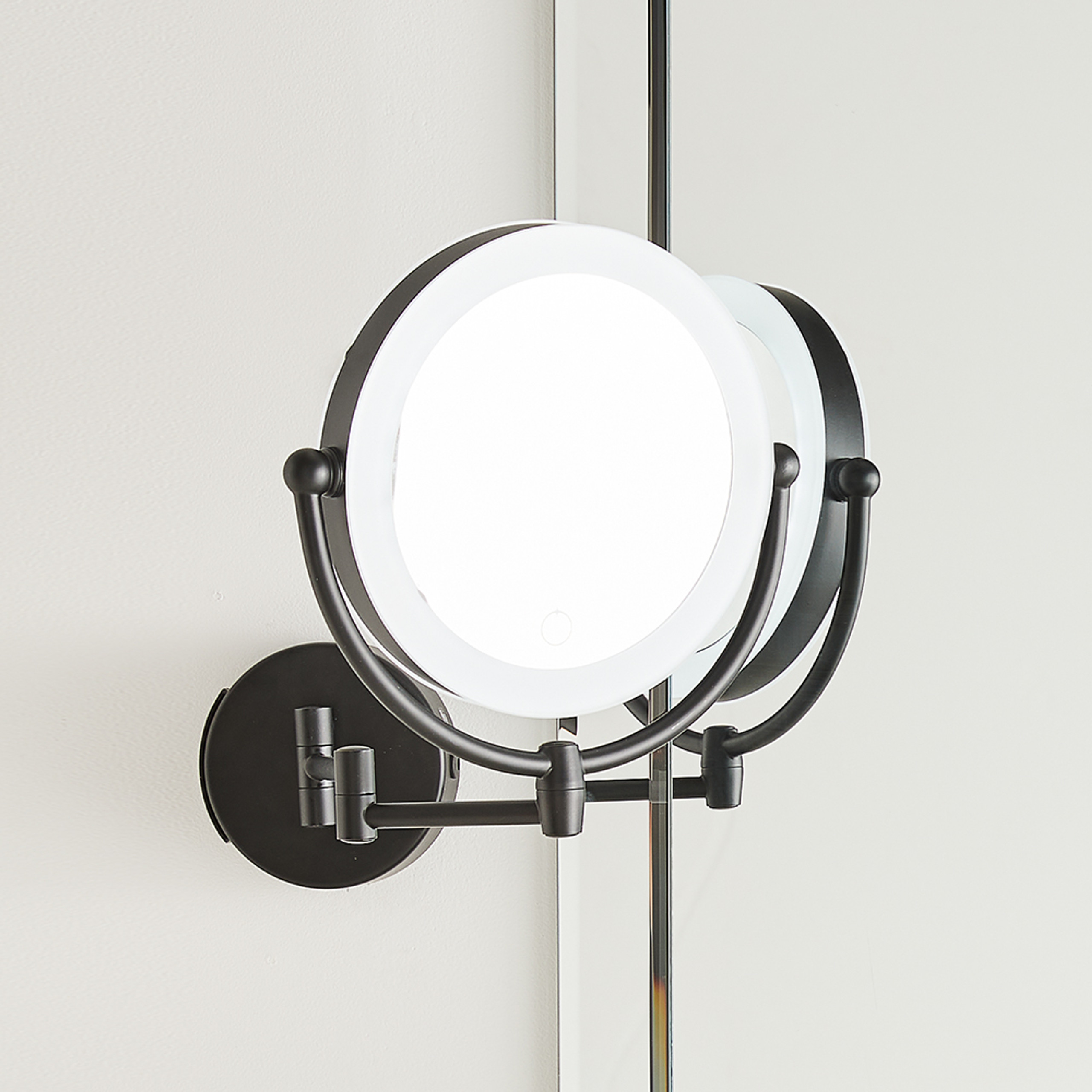 Signature Collection Wall Mounted Magnifying LED Makeup Mirror