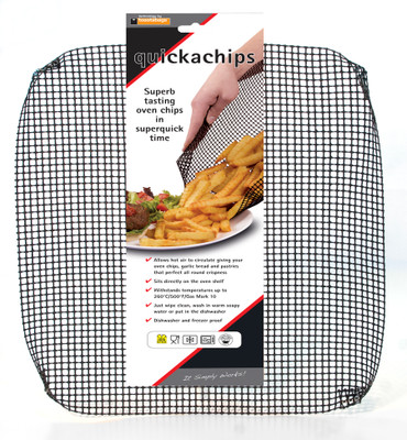 Quickachips Mesh Oven Tray- Black