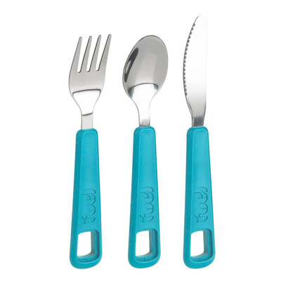 Fuel Snap Cutlery 3-Piece Set - Tropical Blue