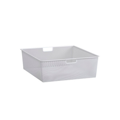 elfa Drawer System 55 Mesh Drawer 2 Runner - White