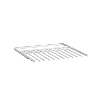 elfa 40 Gliding Pant Rack 10 Prong W605mm - White