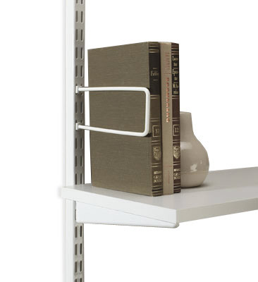 elfa Clip Book Supports 2-Piece - White