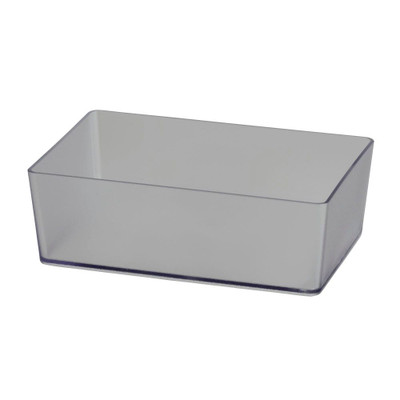 elfa Utility Reversible Shelf Tray Box Rectangle - Frosted