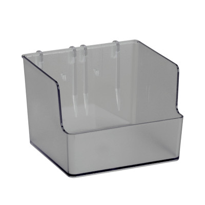 elfa Utility Pegboard Tall Box Clear