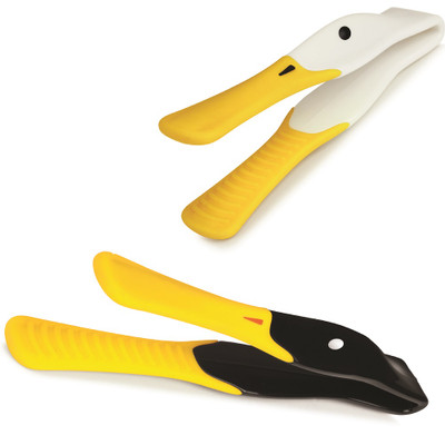 Silicone Toast Tongs - Duck