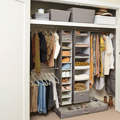 Wardrobe Double Hang Clothes Rail | Howards Storage World