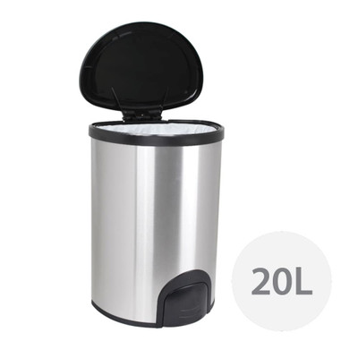 White Magic Smart Bin 20L - Fingerprint Proof Stainless Steel