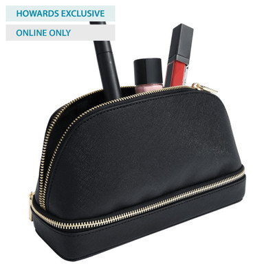 Stackers Jewellery & Makeup Bag - Black