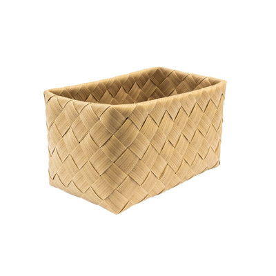 IconChef Wide Woven Basket Rectangular Small - Natural