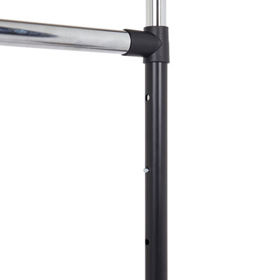 Howards Adjustable 2-Rod Garment Rack - Chrome | Howards Storage World