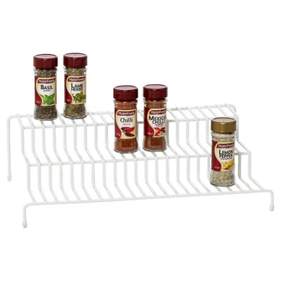 Howards Powder Coated Wire 3 Tier Pantry Shelf Rack White