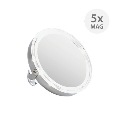 LED 5x Magnification Travel Mirror with Stand