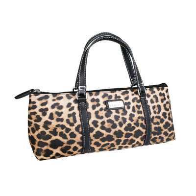 Sachi Insulated Wine Purse - Leopard