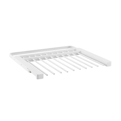 elfa 40 Decor Gliding Pant Rack 10 Prong W605mm - White