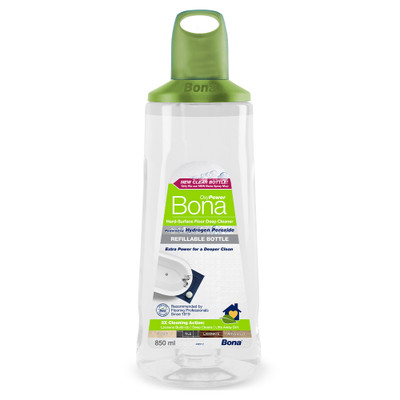 Bona Deep Clean Hard Surface Floor Cleaner Spray Mop Refillable Cartridge 850ml