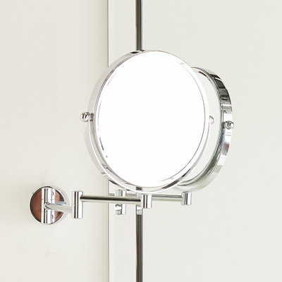 Howards Extendable Wall Mounted Magnifying Makeup Mirror