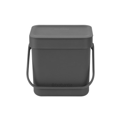 brabantia Sort & Go Waste Bin 3L - Grey