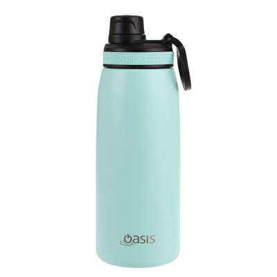 Oasis Matte Insulated Stainless Steel Sports Drink Bottle 780ml - Mint