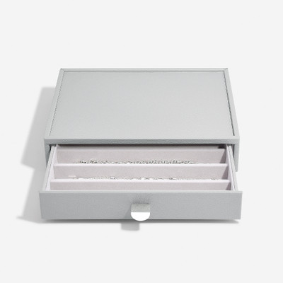 Stackers Classic Drawer Necklace & Bracelet Jewellery Box Layer - Pebble Grey