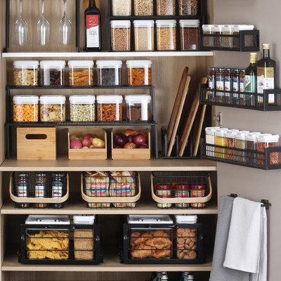 Kitchenwares Rack High WilliamsWare Vertical Kitchen Rack - Black | Howards Storage World