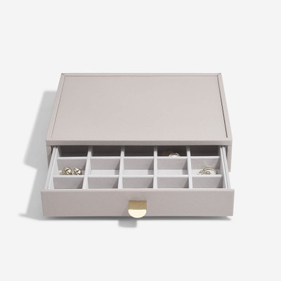 Stackers Classic Drawer Trinket & Ring Jewellery Box Layer - Taupe