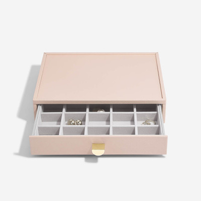 Stackers Classic Drawer Trinket & Ring Jewellery Box Layer - Blush