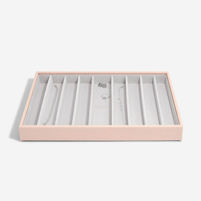 Stackers Supersize Necklace & Bracelet Jewellery Box Layer - Blush