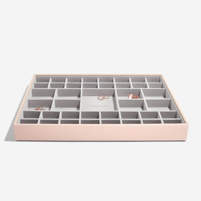 Stackers Supersize Trinket & Ring Jewellery Box Layer - Blush