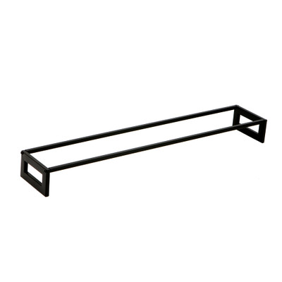 WilliamsWare Additional Rail for Shallow Stackable Kitchen Shelf 70cm Wide - Black