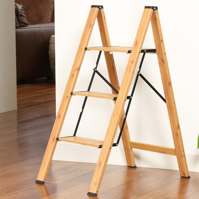 WilliamsWare Aluminium Wood-Look 3 Step Ladder
