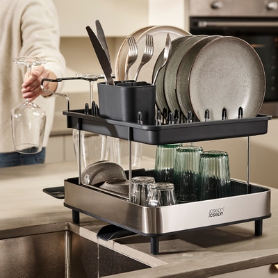 Joseph Joseph Excel Steel 2 Tier Dish Rack