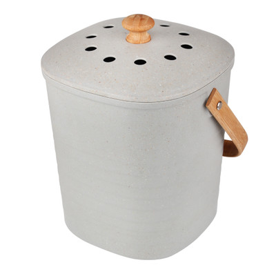 White Magic Eco Basics Compost Bin 6L - Granite